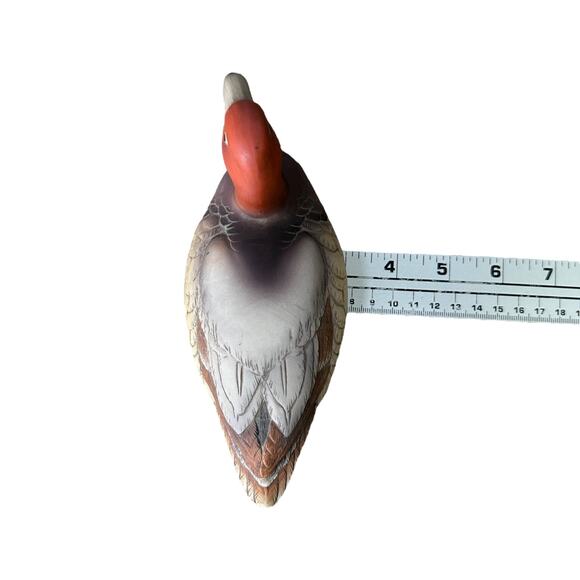 Vintage Canvasback by Andrea Sadek Bisque Matte Finish Duck Decoy Figurine 7.5" - Picture 10 of 12